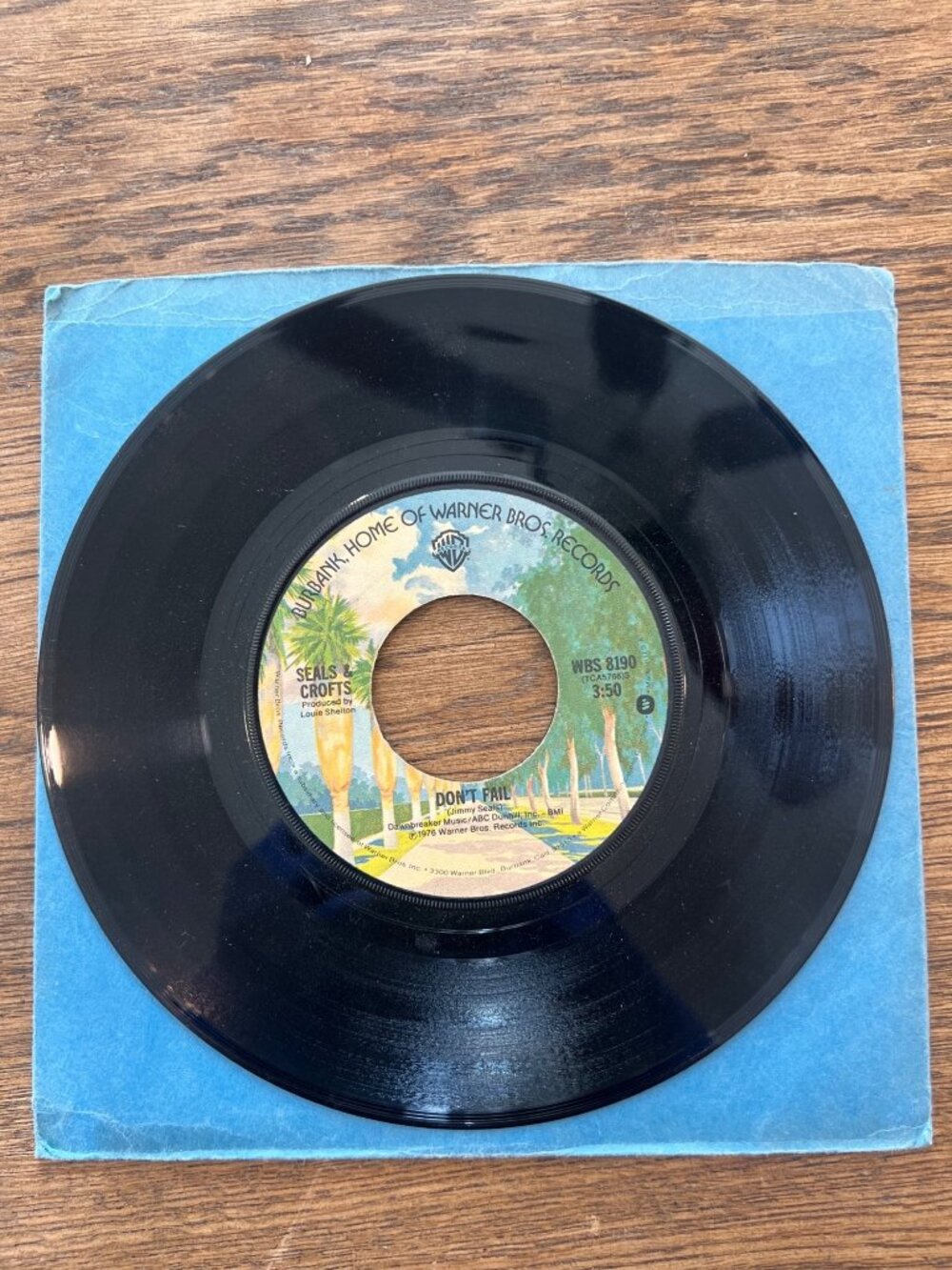 Get Closer/Dont Fail Seals & Crofts Warner Bros. WBS 8190 45 RPM 7" Vinyl Record